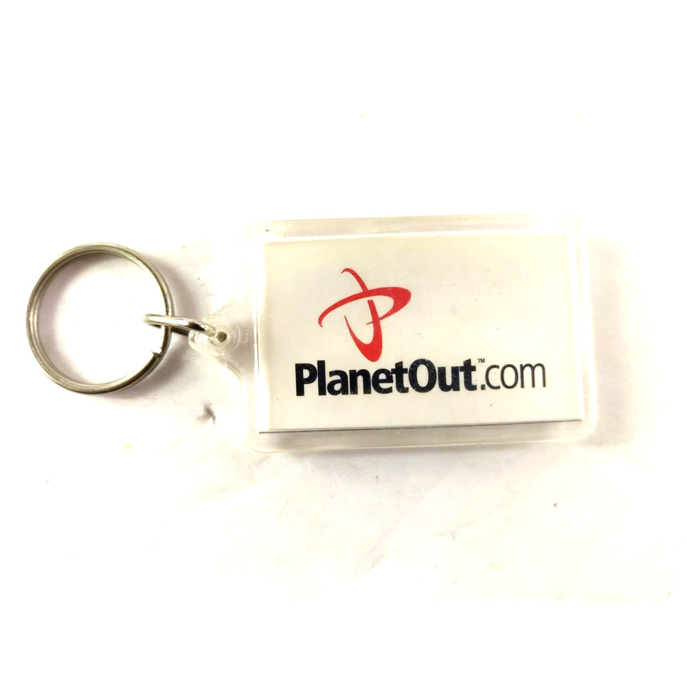 Planet Out.Com Keychain T.V. Internet Service